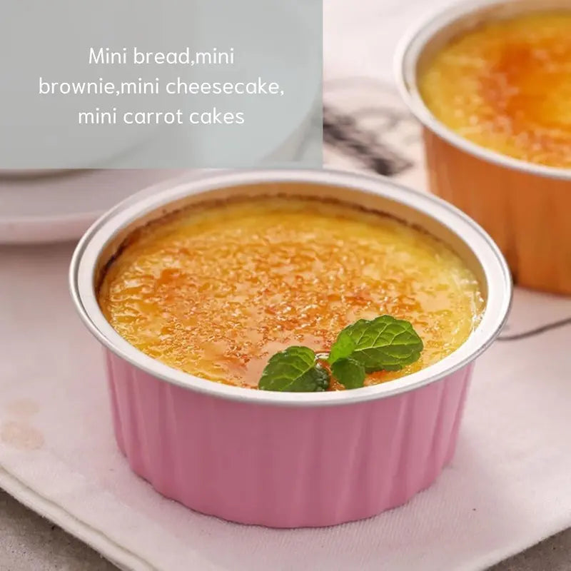 Mini Aluminum Foil Cupcake Baking Cups