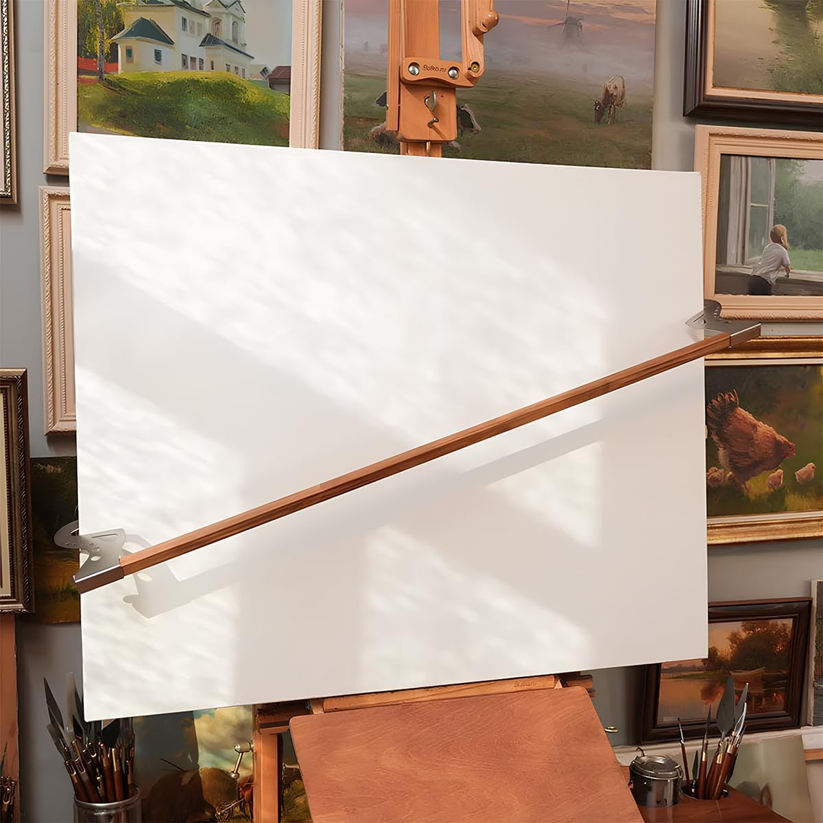 🎨 Adjustable Easel Hand Rest Support Bar