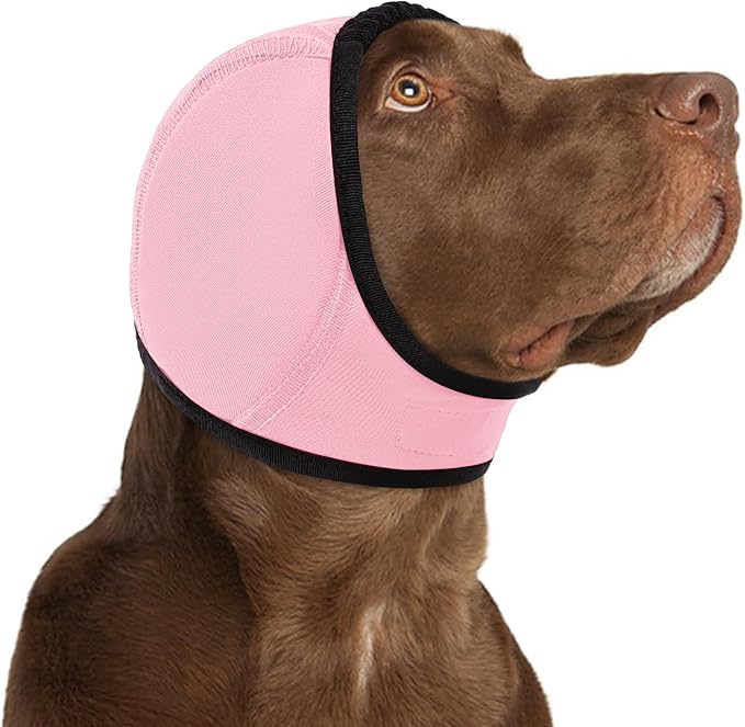 Hunde-Beruhigungs-Hoodie-Ohrenschützer – Wasserdichte Hunde-Badekappe