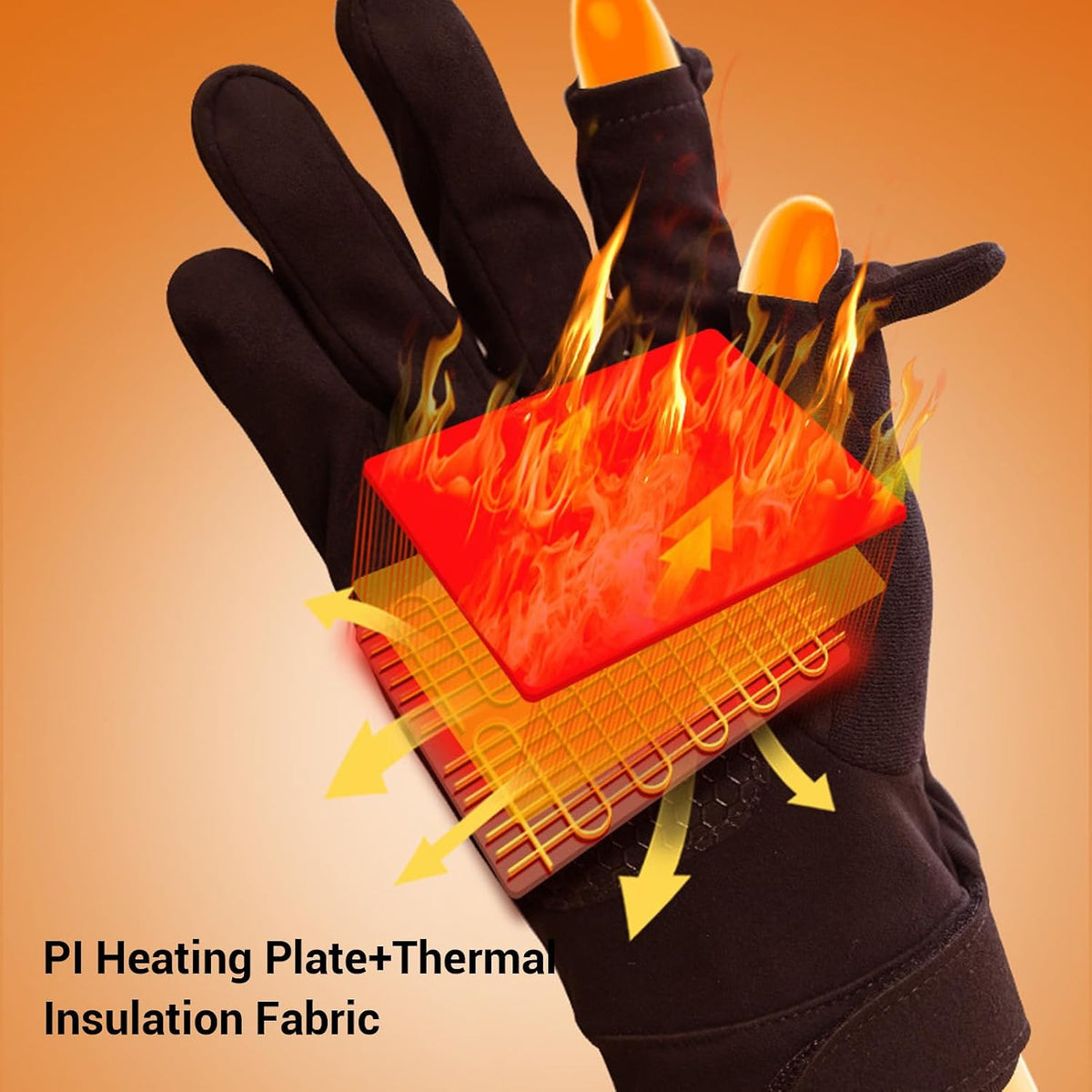 ❤️Smart Heated Winter Gloves – LED Display & Long-Lasting Warmth