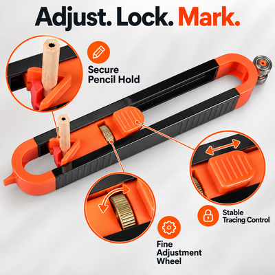 ❤️Contour Gauge with Lock for Precise Woodworking Cuts
