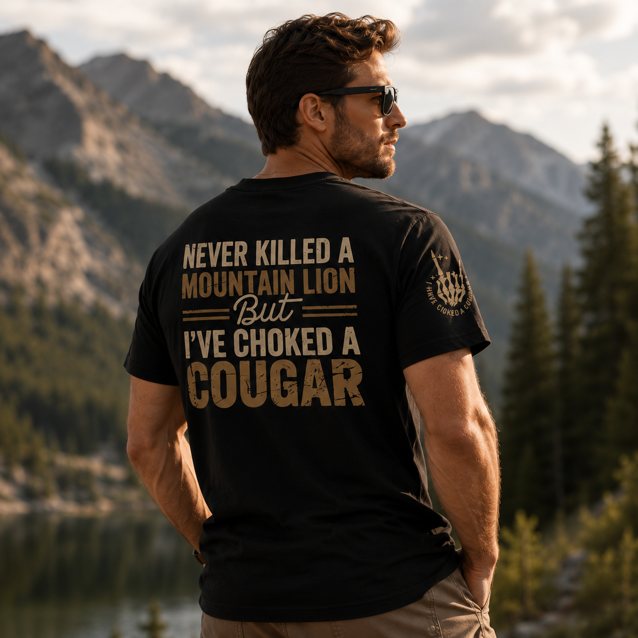 Lustiges Vintage-T-Shirt für Herren mit Grafik – Freizeit-Statement-T-Shirt aus weicher Baumwolle