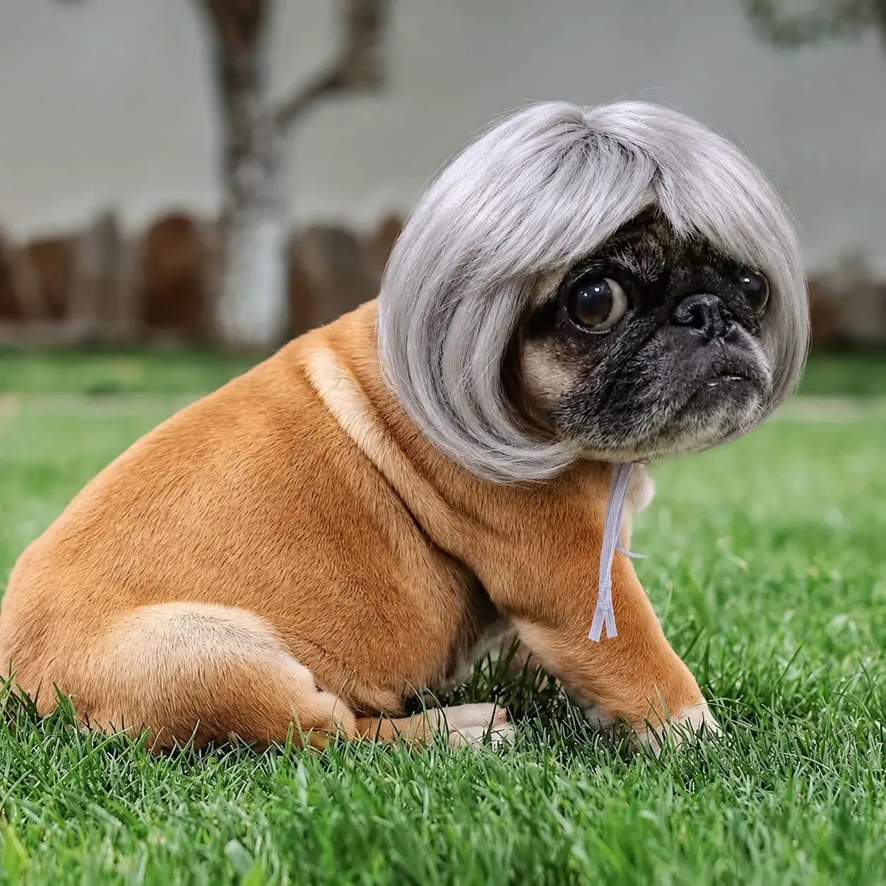 🐶🐱 Funny Pet Wig Headband, Cute Short Hair Accessories for Dogs & Cats 💝 Valentine's Gift