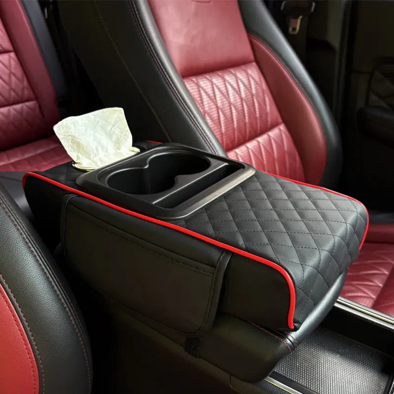 5-in-1 Car Armrest Cushion for Comfort & Storage