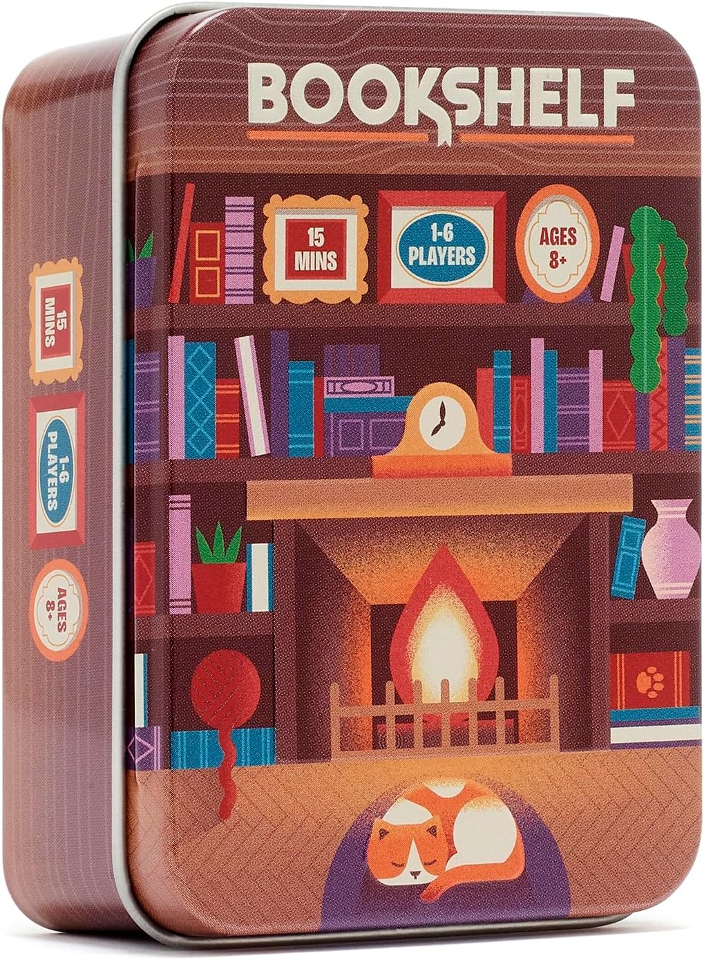 Portable Bookshelf Stacking Balance Family Game Tin Set📚✈️