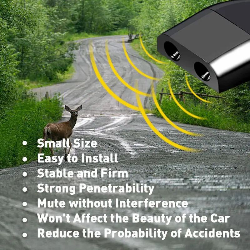 🎉4PCS Deer Whistles Animal Warning Whistle Safety Trucks Cars RVs Motorcycles USA