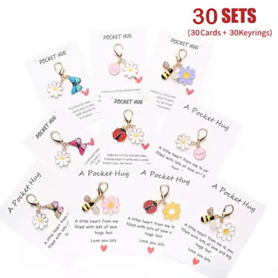 ✨Crafted by Hand-20 Sets Hug Favors(🦋Butterfly. Ladybird. Flower. Bee)
