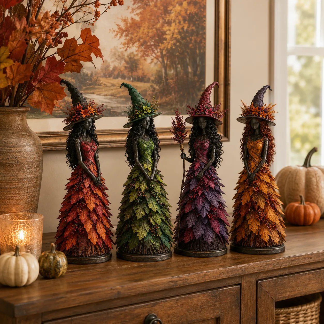 🧙♀️Enchanted Autumn Witch Figurine (📦Buy 2 Free Shipping)
