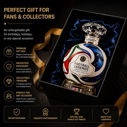 ⚽ Own the Glory: 2026 Match Ball Decanter – Heritage Edition