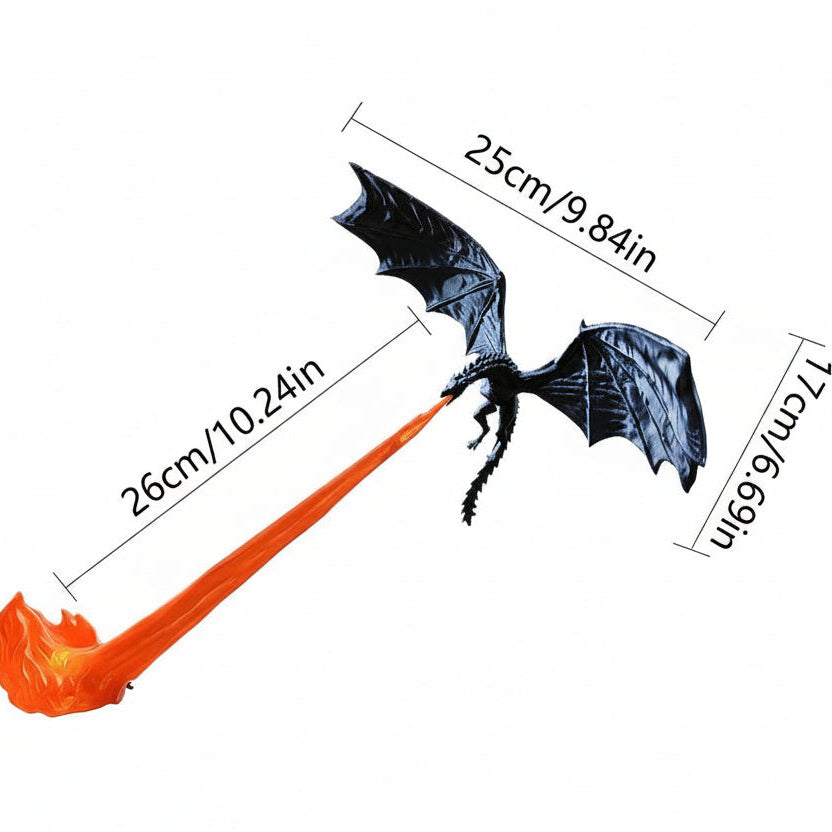 Flying Dragon Flame FableFire Bookshelf