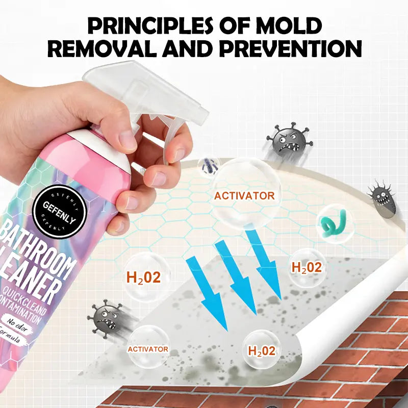 Bathroom Cleaner Powerfully Removes Limescale