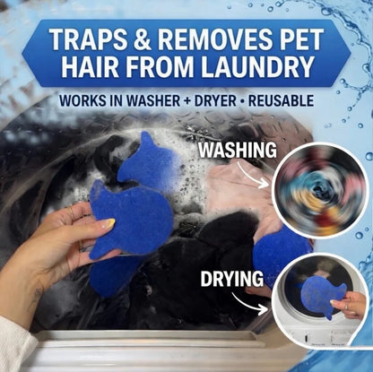 Laundry Pet Hair Removal Fish – 6 Pack