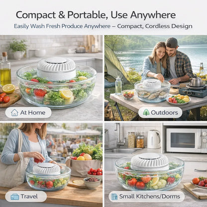 🥬 Fruit & Vegetable Washer – Removes Pesticides & Bacteria. No Chemicals Needed