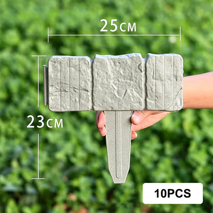 🪻High-quality. durable simulated stone garden fence🪻
