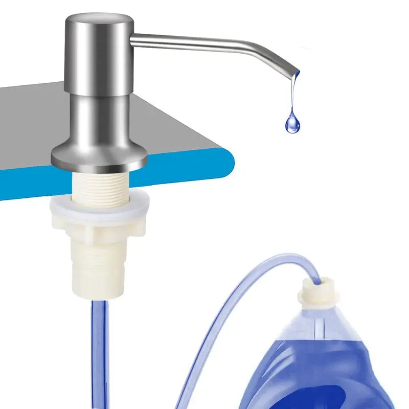 39" No-Refill Kitchen Sink Soap Dispenser with Extension Tube Kit