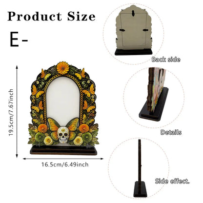 🎁Día de los Muertos Wooden Photo Frame Decor – A Meaningful Tribute To Those We Remember