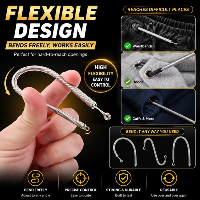 2PCS Bendable Threading Tool🧵