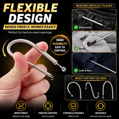 2PCS Bendable Threading Tool🧵