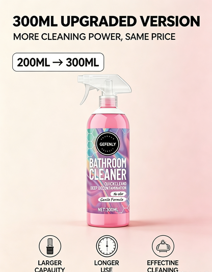 Bathroom Cleaner Powerfully Removes Limescale