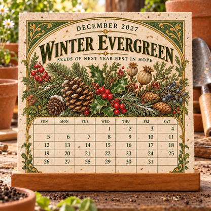 🎉🌻 2027 The Heirloom Garden Plantable Seed Calendar