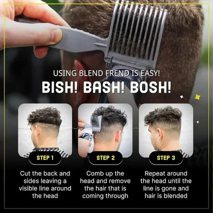 Unisex 4-Piece Hair Cutting Guide &amp; Trimming Kit