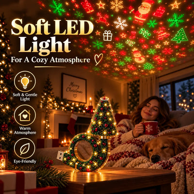 Christmas Ceiling Projection Light – 6 Magical Holiday Designs In One Lamp