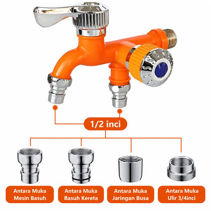 🎁2-Way Dual Outlet Water Faucet