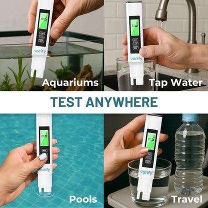 VARIFY 4-in-1 TDS Meter Digital Water Tester – Accurate Water Quality Checker for Drinking Water 💧