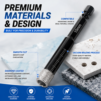 ⚡️6 Pcs Diamond Drill Bits Set