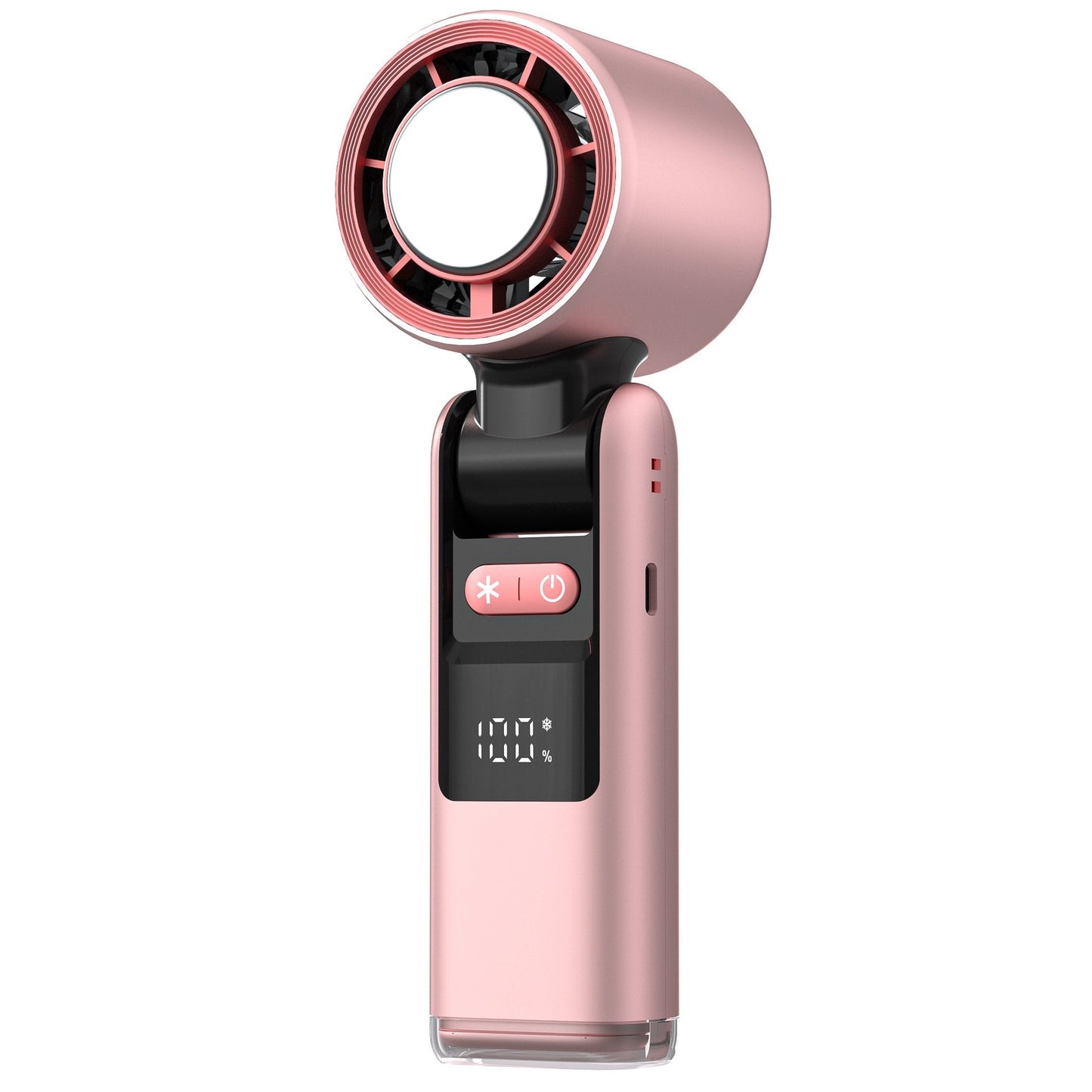 ❄️ 50% OFF Summer Deal | Multifunction Handheld Turbo Cooling Fan with AC-Like Ice Gel Pad & 5 Gears