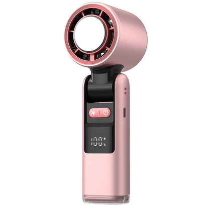 ❄️ 50% OFF Summer Deal | Multifunction Handheld Turbo Cooling Fan with AC-Like Ice Gel Pad & 5 Gears