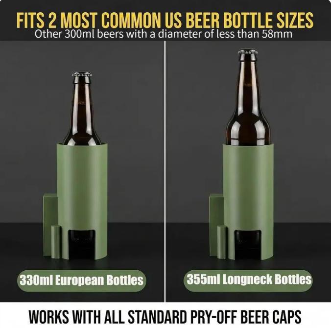 Beer Bottle Mortar Opener – Tactical Cap Launcher & Desktop Beer Opener