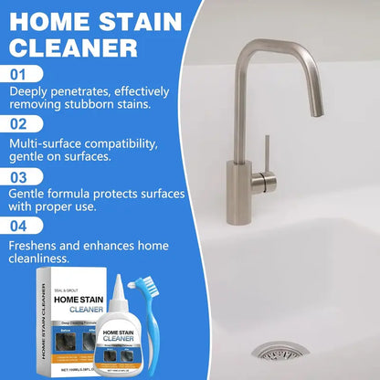 🧼 Miracle Mold Remover Gel + Scrub Brush | Powerful Mold & Mildew Cleaner for Bathroom, Tile & Washer Seals