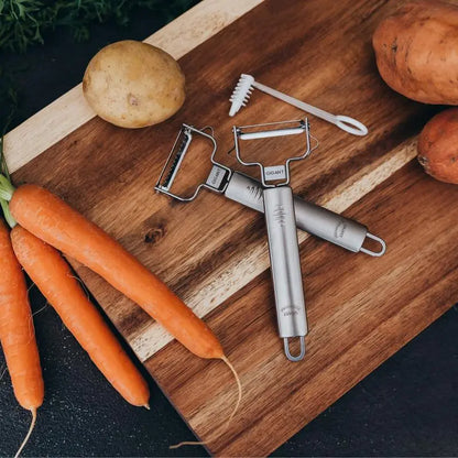 Markt-Set Multischäler & Julienneschäler mit kostenlosem Spiralschneider - Ideal für Low Carb & Keto