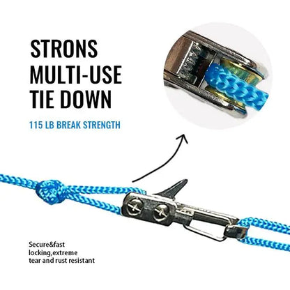 【Father's Day Gift】3PCS Retractable Buckle Rope – Adjustable Rope Roller for Camping, Boating & Everyday Outdoor Use
