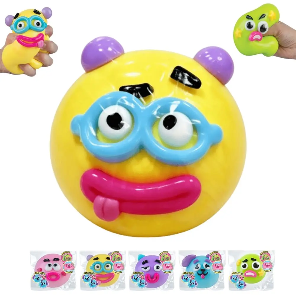 Dog Face Swap Squishy Toy – Soft Moldable Slow Rise Stress Relief Fidget 🐶✨