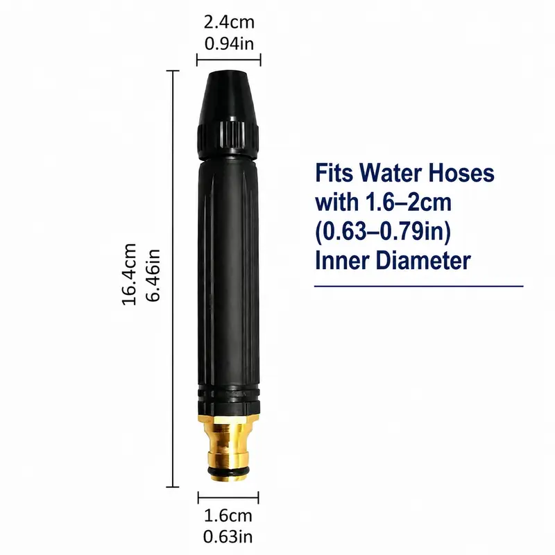 High-Pressure Car Wash Water Gun with Booster Nozzle 🚿🚗 Portable Handheld Sprayer for Car Washing, Gardening & Outdoor Cleaning