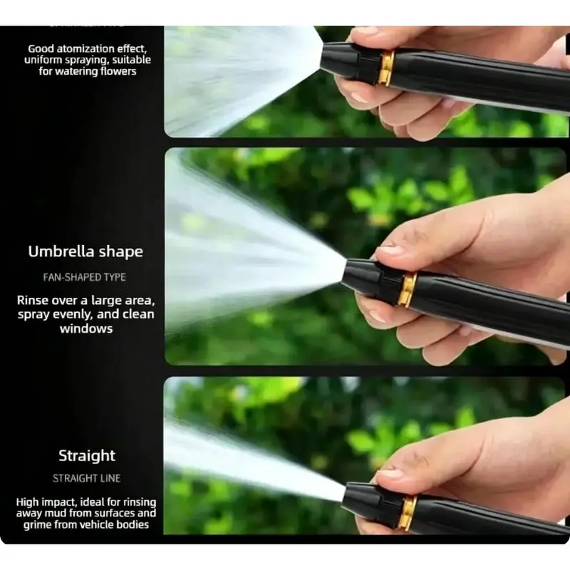 High-Pressure Car Wash Water Gun with Booster Nozzle 🚿🚗 Portable Handheld Sprayer for Car Washing, Gardening & Outdoor Cleaning