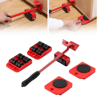 Furniture Lift Mover Tool Set with 4 Wheels