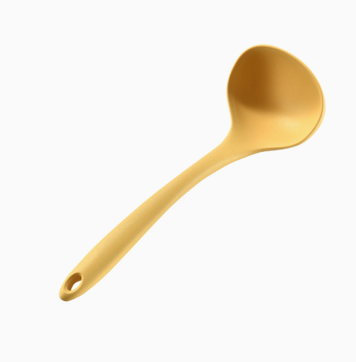 3 In 1 Food-Grade Silicone Ladle Spatula, Heat Resistant Non-Scratch Colorful Kitchen Cooking Utensi
