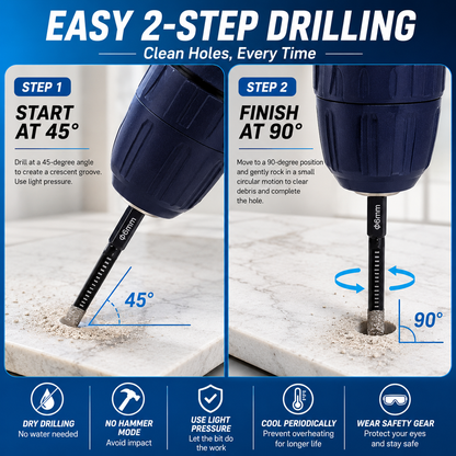 ⚡️6 Pcs Diamond Drill Bits Set