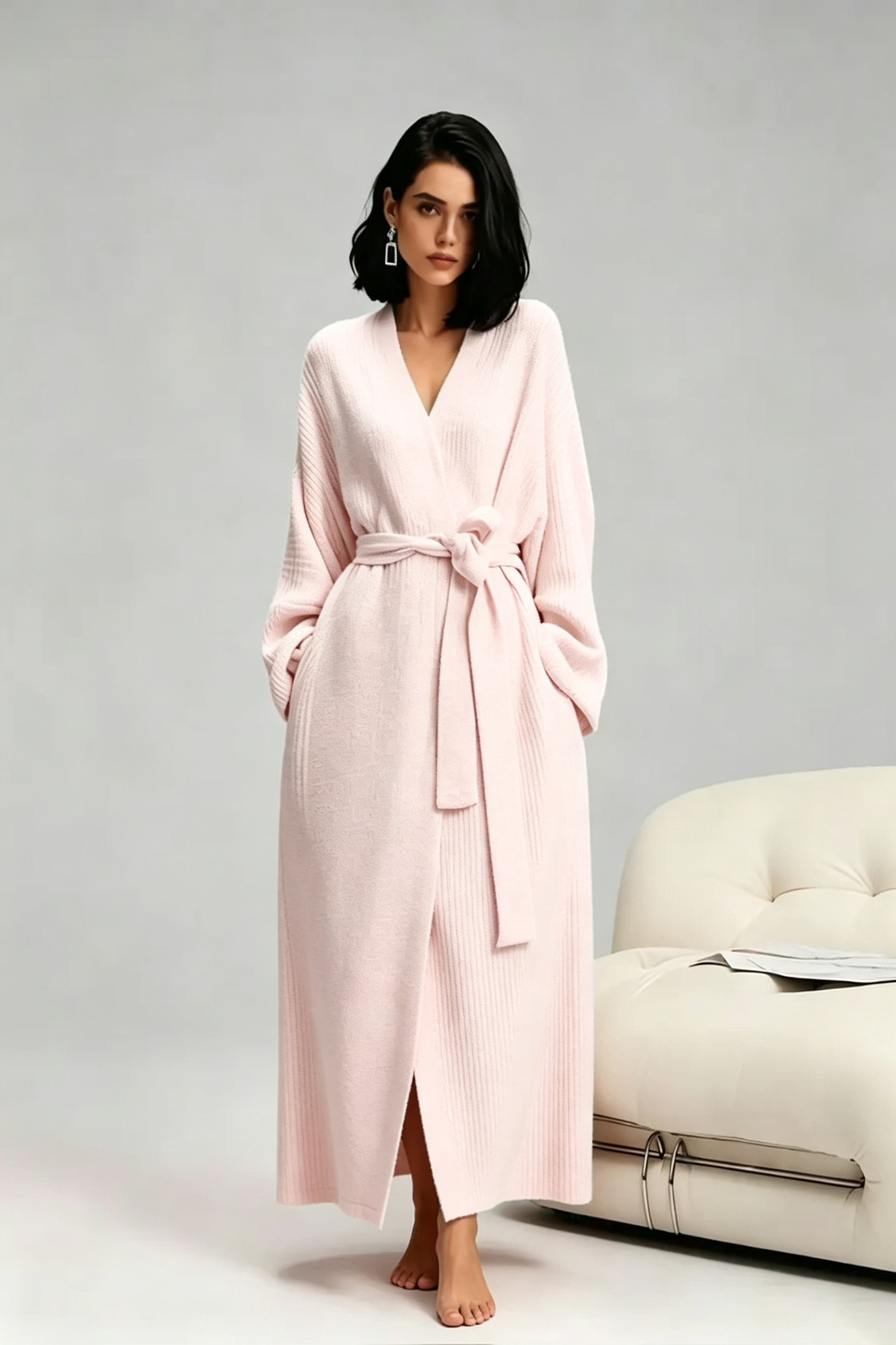 Women's Ultra-Soft Plush Fleece Robe