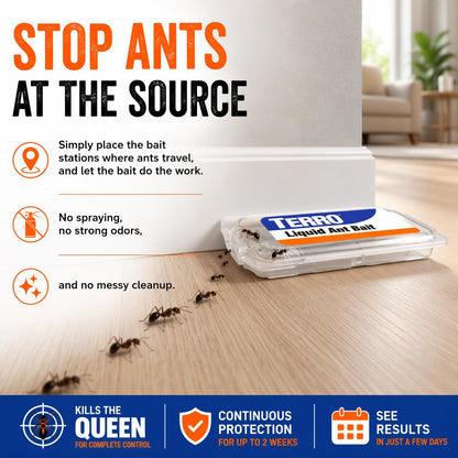 Indoor Liquid Ant Bait Stations (4-Pack)