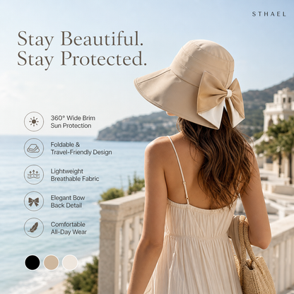 Women's Foldable Wide Brim UV Sun Hat