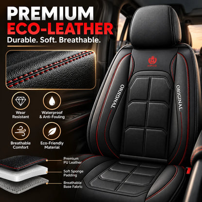 🎁Universal 9D PU Leather Car Seat Covers – Full Seat Protection