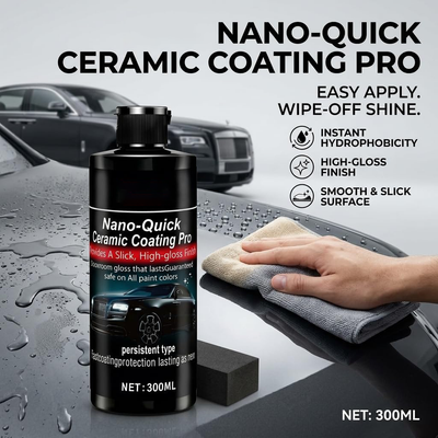 ❤️Nano Ceramic Car Coating Spray for High Gloss Shine and Paint Protection 300ml