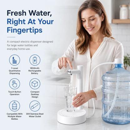 Portable Electric Water Dispenser With 7-Level Control