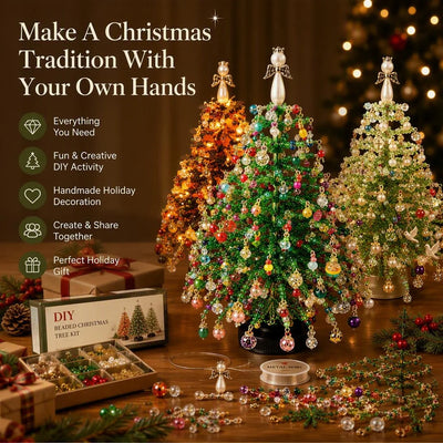 DIY Beaded Christmas Tree Craft Kit