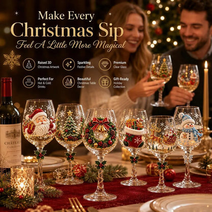 3D Christmas Glass Collection Gift Set
