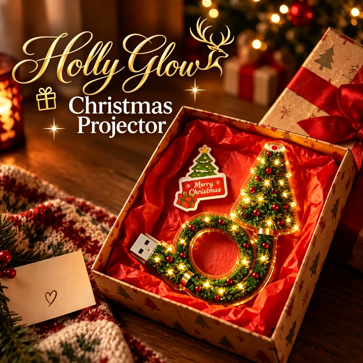 Christmas Ceiling Projection Light – 6 Magical Holiday Designs In One Lamp